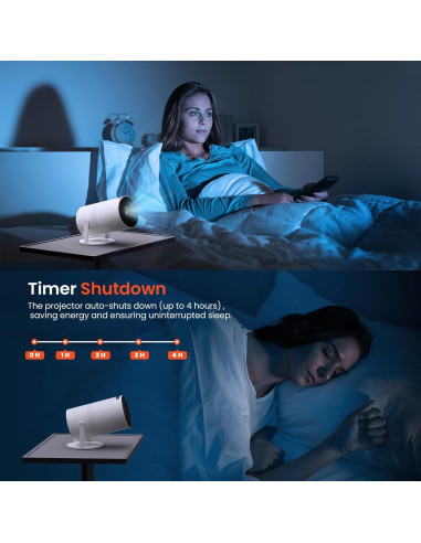 Proyector Mini Portátil Tecaki X3 1080P HD Bluetooth 5.2