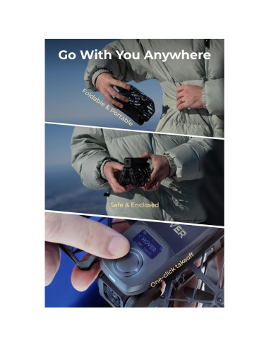 Dron HOVERAir X1 PROMAX 8K, cámara de acción, 42 KM/H