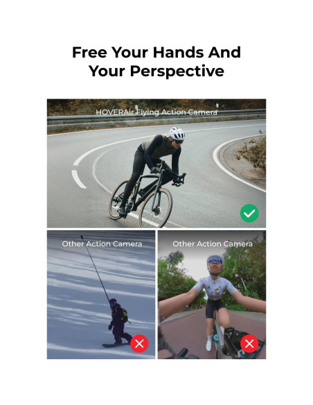 Dron HOVERAir X1 PROMAX 8K, cámara de acción, 42 KM/H