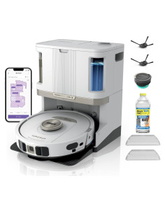 Aspiradora y trapeador robot Shark PowerDetect 2 en 1, autovaciado