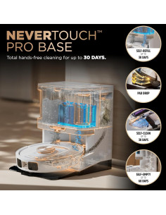 Aspiradora y trapeador robot Shark PowerDetect 2 en 1, autovaciado 2