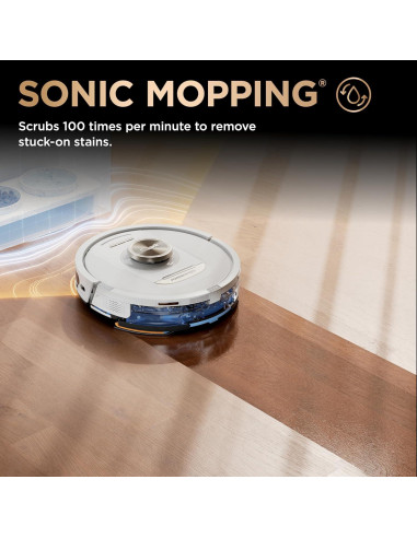 Aspiradora y trapeador robot Shark PowerDetect 2 en 1, autovaciado