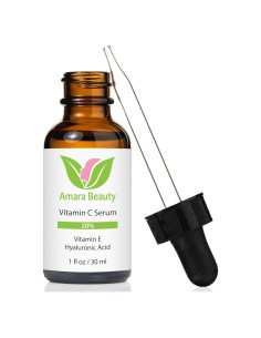 Suero de Vitamina C 20% Amara Beauty con Ácido Hialurónico 29.57 ml