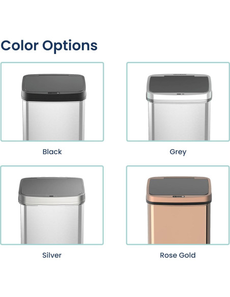 Basurero Automático Ninestars DZT-50-28 49L Sensor Infrarrojo