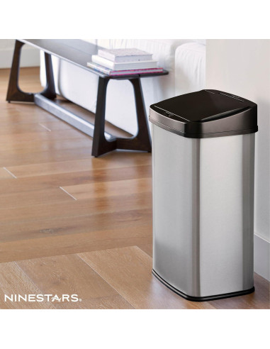 Basurero Automático Ninestars DZT-50-28 49L Sensor Infrarrojo