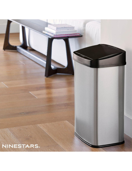 Basurero Automático Ninestars DZT-50-28 49L Sensor Infrarrojo