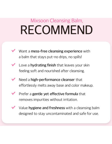 Bálsamo Limpiador de Colágeno Mixsoon 50ml - Suave y Ecológico