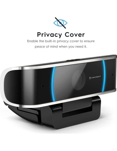 Cámara Web Amcrest AWC5100 5MP HD con Micrófono y Gran Angular