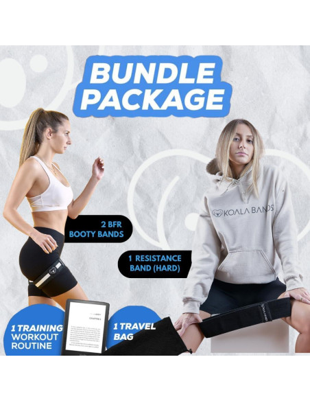 Bandas de Restricción de Flujo Sanguíneo Koala Bands - Paquete de Glúteos