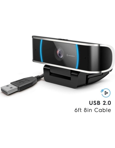 Cámara Web Amcrest AWC5100 5MP HD con Micrófono y Gran Angular