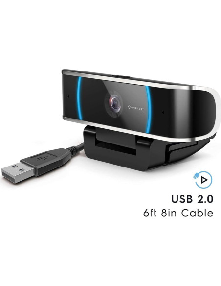 Cámara Web Amcrest AWC5100 5MP HD con Micrófono y Gran Angular