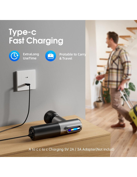 Pistola de Masaje AERLANG M01 con Calor y Frío 5 Velocidades