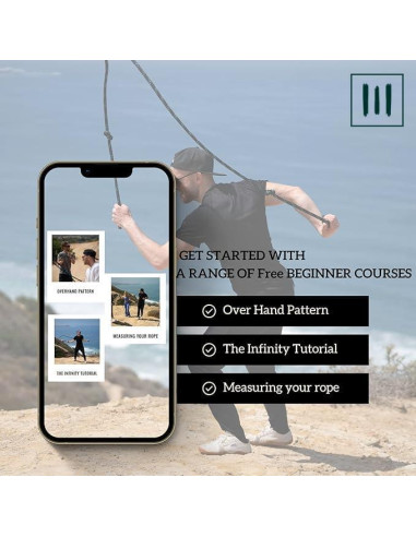 Cuerda de Salto con Peso AXiOFiT 500g Ajustable para Fitness