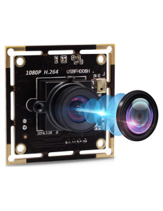 Cámara USB 1080P IFWATER con lente 100 y micrófono