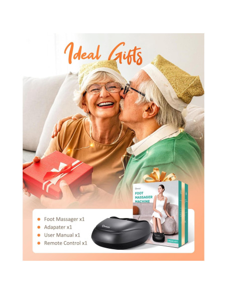 Masajeador de Pies Shiatsu KNQZE KF7 con Calor y Control Remoto