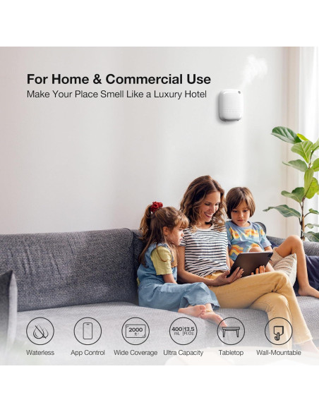 Difusor de Aceite Esencial Airversa Scenta XL 400 mL Blanco Difusor de Aceite Esencial Airversa Scenta XL 400 mL Blanco