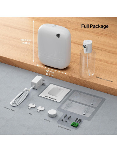 Difusor de Aceite Esencial Airversa Scenta XL 400 mL Blanco