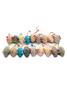 Juguete para Gato Fashion's Talk 18-Pack Ratones de Felpa Catnip