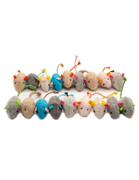 Juguete para Gato Fashion's Talk 18-Pack Ratones de Felpa Catnip