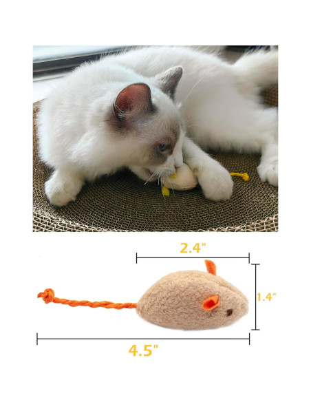 Juguete para Gato Fashion's Talk 18-Pack Ratones de Felpa Catnip