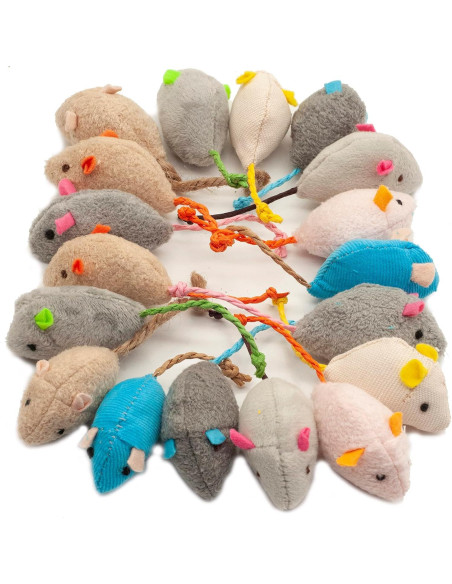 Juguete para Gato Fashion's Talk 18-Pack Ratones de Felpa Catnip
