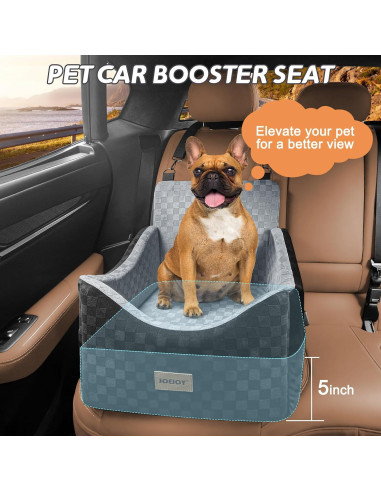 Asiento Elevado para Perros JOEJOY Gris hasta 13.6 kg
