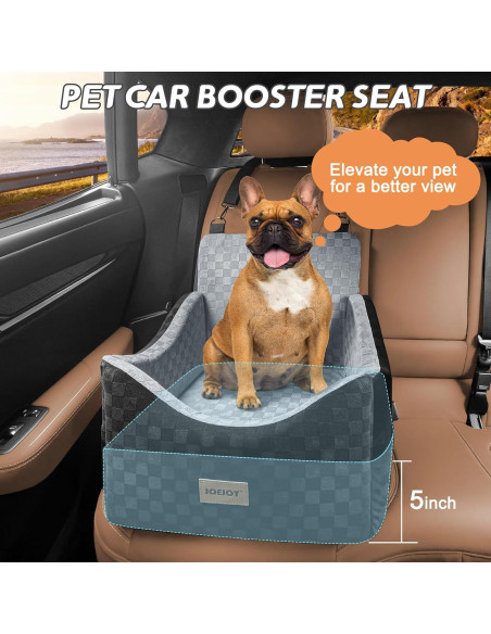 Asiento Elevado para Perros JOEJOY Gris hasta 13.6 kg