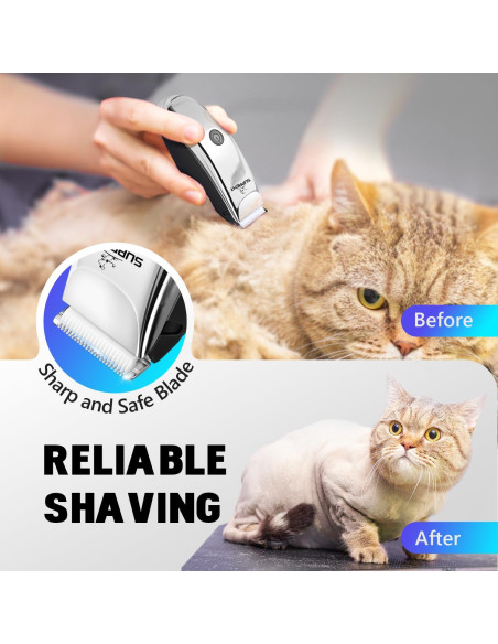 Cortadora de Pelo para Mascotas SUPRENT PC245SX-1 Silenciosa