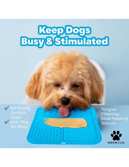 Juego Interactivo para Perros PAWFECT CO. - 2 Juguetes Masticar y Alfombrilla Lamer Juego Interactivo para Perros PAWFECT CO. - 2 Juguetes Masticar y Alfombrilla Lamer