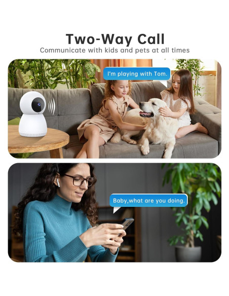 Cámara Interior 1080P NoahTec 2Pack con Detección de Movimiento Cámara Interior 1080P NoahTec 2Pack con Detección de Movimiento