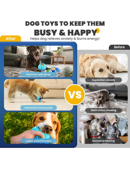 Juguete Interactivo para Perros ABRRLO - Dispensador de Golosinas 10cm