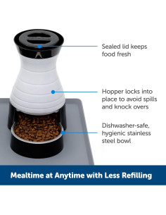 Dispensador de Comida PetSafe - Pequeño, 0.91 kg - Comedero Automático 2