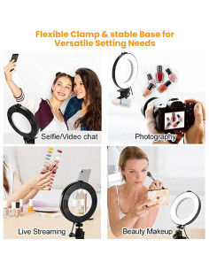 Kit de Iluminación LED MACTREM 15,24 cm 3 Modos y 10 Brillos 2