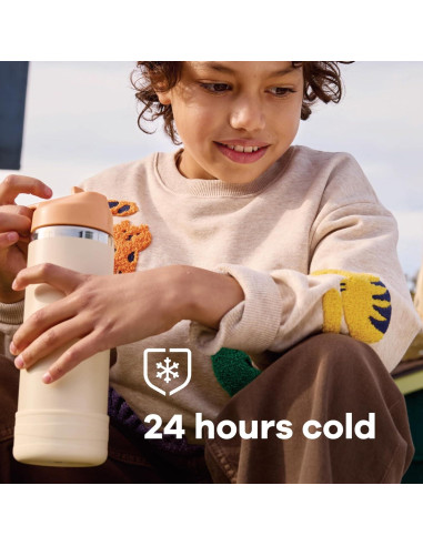 Botella de Agua Hydro Flask Kids 18 Oz Acero Inoxidable Coco