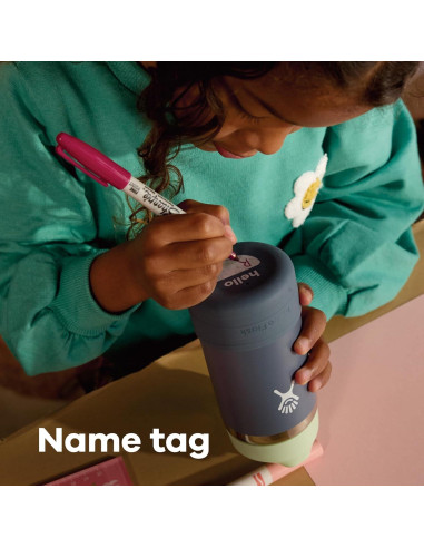 Botella de Agua Hydro Flask Kids 18 Oz Acero Inoxidable Coco