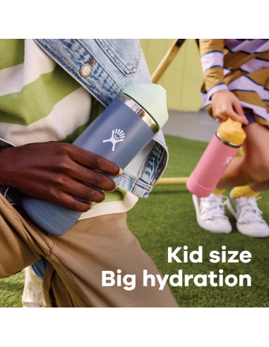 Botella de Agua Hydro Flask Kids 18 Oz Acero Inoxidable Coco