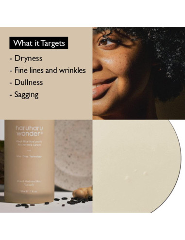 Suero Antienvejecimiento Haruharu Wonder 50 ml Ácido Hialurónico