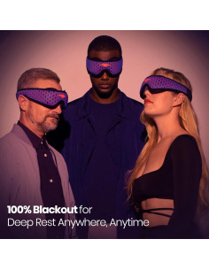 Manta Pro Máscara de Sueño 100% Blackout para Dormir de Lado 2