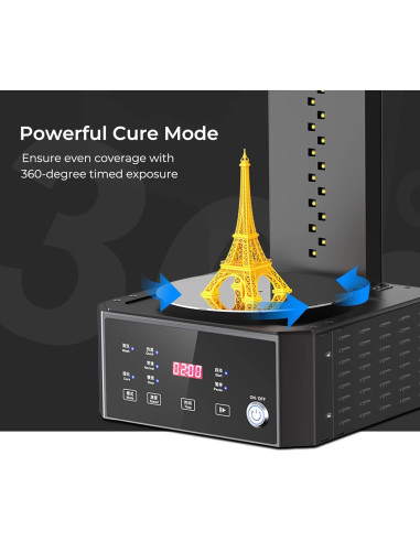 Estación de Lavado y Curado Creality UW-01 2 en 1 165x200 mm