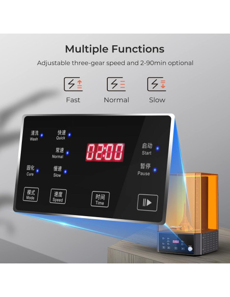 Estación de Lavado y Curado Creality UW-01 2 en 1 165x200 mm