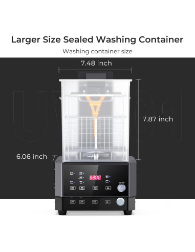 Estación de Lavado y Curado Creality UW-01 2 en 1 165x200 mm