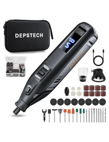 Herramienta Rotativa Inalámbrica DEPSTECH P1P 12V 48 Accesorios