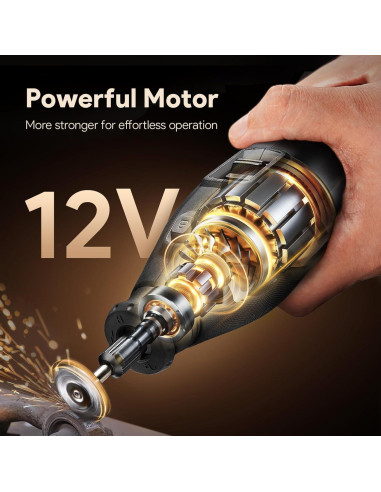 Herramienta Rotativa Inalámbrica DEPSTECH P1P 12V 48 Accesorios