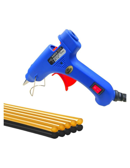 Pistola de Pegamento Caliente Winsall 20W con 10 Barras