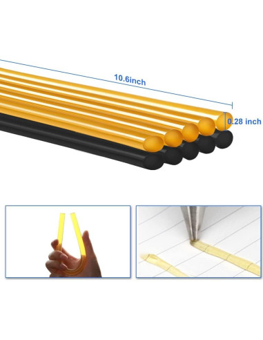 Pistola de Pegamento Caliente Winsall 20W con 10 Barras