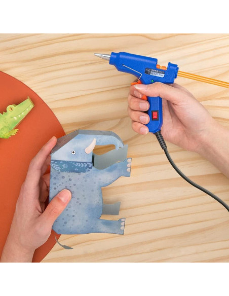 Pistola de Pegamento Caliente Winsall 20W con 10 Barras