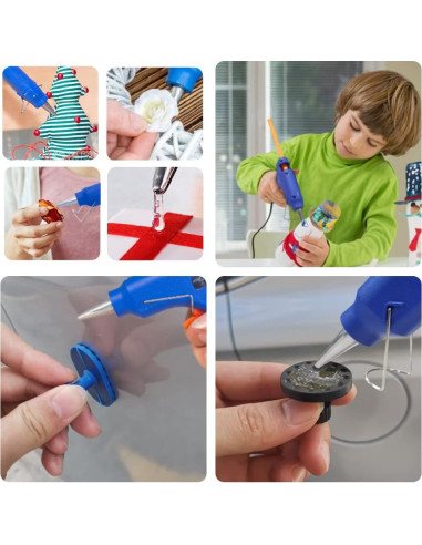 Pistola de Pegamento Caliente Winsall 20W con 10 Barras