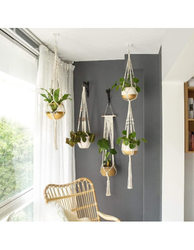 Kit de Macramé Ewparts para Principiantes - 327 pies de Cordón