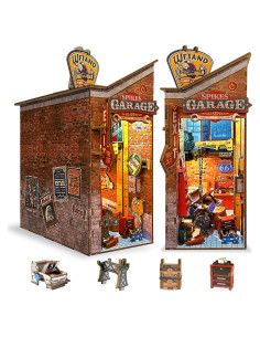 Kit de Rincón de Libros Playhiland con Luces LED - Decoración 3D