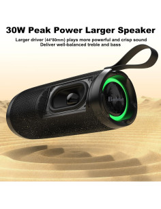 Altavoz Bluetooth Portátil Bobtot ET100 15W Impermeable IPX6 2